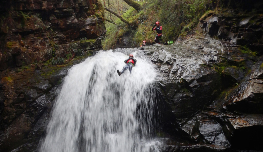 Extreme Canyoning North Wales Snowdonia