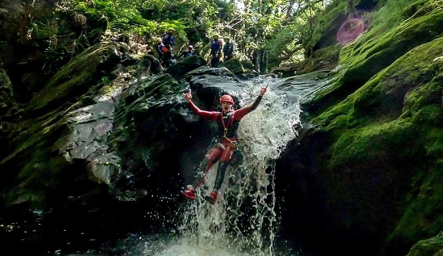 Extreme Gorge Scrambling North Wales Snowdonia